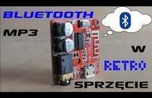 Moduł bluetooth w retro-wieży. Instrukcja montażu