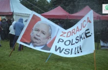 24-godzinny protest rolników w Rzeszowie - VIDEO