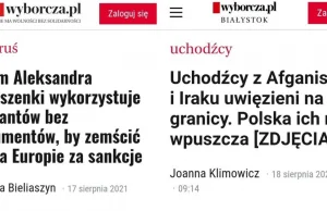 Tytuły w "Gazecie Wyborczej":