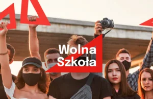 Nie chcą zmian w szkołach.Czerwona ekierka symbolem sprzeciwu-akcja #WolnaSzkoła