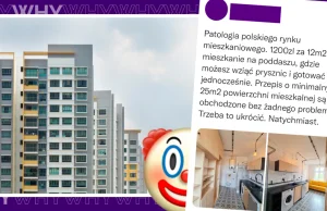 1200 złotych za "kawalerkę" z kiblem przy łóżku? Wynajmujący nie widzą problemu