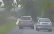 [video] Fatalny wypadek podczas policyjnego pościgu. Uciekinier pędził 150km/h