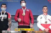 20-letni Polak stanął na podium Mistrzostw Świata bez maseczki. Obok Rosjanie