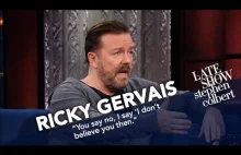 Ricky Gervais dyskutuje o religii.