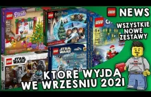 Wszystkie nowe zestawy LEGO, które wyjdą we wrześniu 2021