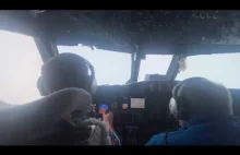Przelot samolotem przez oko huraganu Ida