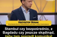Krzysztof Bosak w debacie Polsat News.