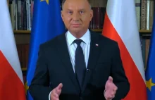 Prezydent Andrzej Duda w przemówieniu do Białorusinów: niech żyje...