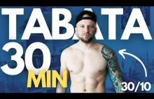 TABATA 30 MIN / bez powtarzanych ćwiczeń / bez sprzętu / w domu