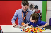 Klocki Lego do nauki języka Braille'a
