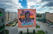 Krzysztof Krawczyk ma swój mural. Pokazano "american dream" muzyka