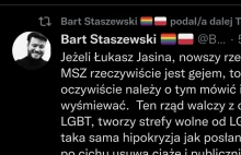 Bart Staszewski ustanawia rząd strefą wolną od LGBX. I piętnuje geja
