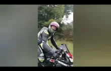 Motocyklista niszczy lusterko i ucieka - dzisiaj zatrzymany