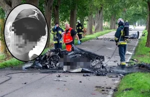 Tragiczny wypadek porsche na Mazurach. "Jechali na biznesowy obiad"