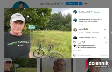 David Hasselhoff w Rudawach Janowickich.Gwiazda „Słonecznego Patrolu” na rowerze