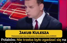 Jakub Kulesza w debacie Polsat News.