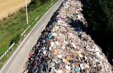 Autostrada śmieci w Belgii. 90 tys. ton odpadów ciągnie się na odcinku 8km