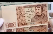 Film o banknotach polskich - długa prezentacja kolekcji wystawionej na aukcję.