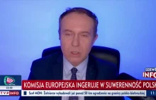 Manasterski i porcja urojeń na temat UE w TVPIS INFO