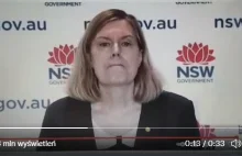 Australijska minister zdrowia o New World Order