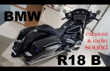 Odpalamy BMW R18 B Bagger i włączamy radio