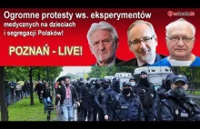 Protest przeciwko segregacji sanitarnej - Poznań LIVE | NA ŻYWO