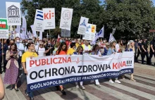 Protest medyków w Warszawie. Postulaty