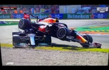 Kolizja Verstappen Hamilton | GP Włoch 2021