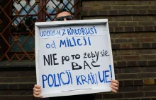 Ukraińcy protestowali we Wrocławiu po śmierci swojego rodaka. "Krew na...