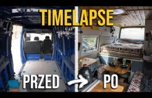 Jak zbudować kampervana w 17 minut - Timelapse | Van Build | DIY