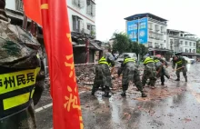 Silne trzęsienie ziemi w Chinach. Zawaliły się domy, są ofiary śmiertelne