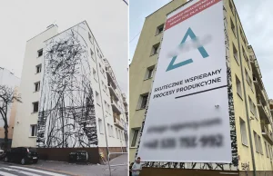Gdynia: artyści namalowali mural. Zasłoniła go ogromna reklama