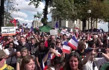 Francja. Dziesiąta sobota manifestacji przeciwko przepustkom sanitarnym