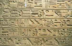 Hieroglify egipskie i Fabricius