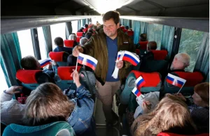 Mieszkańcy Donbasu jechali na wybory do Rosji setkami specjalnych autobusów