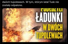 Sakiewicz (GP, ekspert TVP): Podłożyli ładunki w dwóch tupolewach