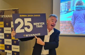 Prezes Ryanaira o CPK: "Szalony i głupi plan"