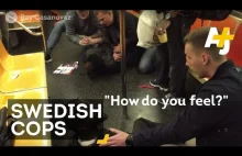 Szwedcy policjanci na urlopie obezwładniają agresorów w NYC.