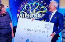 "Milionerzy": pan Jacek wygrał milion. Pytanie było bajecznie proste