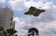Quadrocoptery zasilane panelami solarnymi mogą latać całymi godzinami