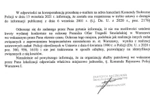 Komenda Stołeczna Policji nie wie ile kosztuje ochrona schodów smoleńskich