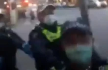 Australijska policja bije streamera za nagrywanie protestu