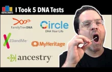 Porównanie 5 testów DNA.[ENG]