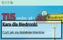 Kara dla Biedronki, czyli jak się oszukuje klientów