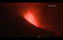 [live] Wulkan na La Palmie znów aktywny, niecały tydzień po ostatnim wybuchu.