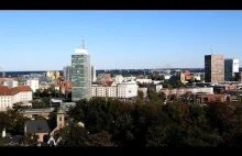 Piękna panorama Gdańska.Widok z Góry Gradowej. Film wykonany Nikonem P1000.