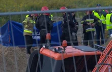 Tragedia na budowie kanalizacji w Łodzi. Nie żyją dwie osoby zasypane w wykopie