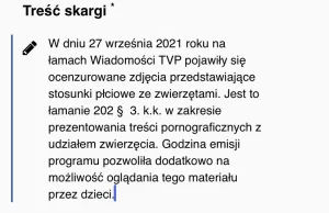 Doniosłem na TVP do KRRiT