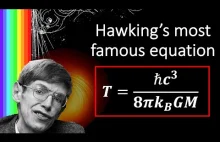 Najsłynniejsze równanie Hawkinga: Jaka jest temperatura czarnej dziury? [ANG]