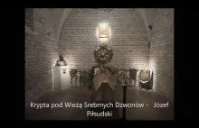 Wawel -Krypta pod Wieżą Srebrnych Dzwonów Sarkofag Piłsudckiego i Kaczyńskich